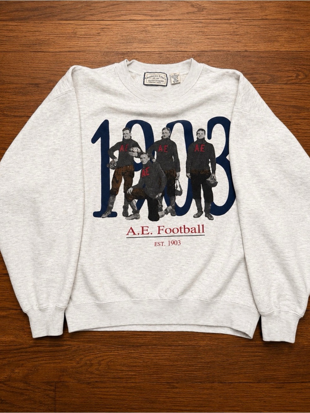 American Eagle Outfitters 1903 Football Graphic Crewneck Sweatshirt | Vintage